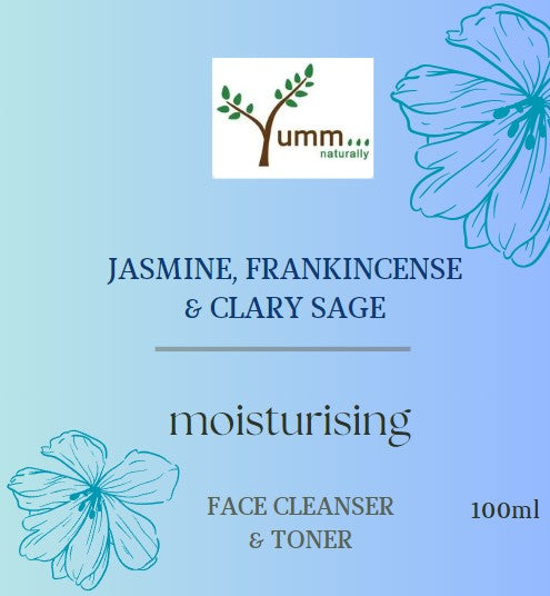 Jasmine, Frankincense & Clary Sage Facial Cleanser and Toner