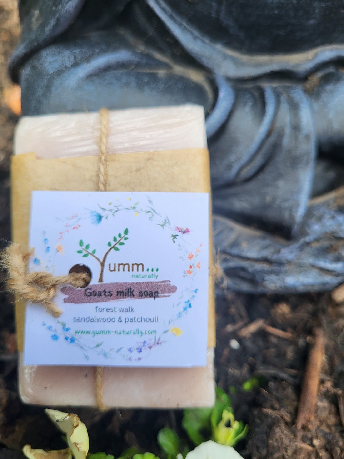 Forest walk goats milk Soap  with green clay