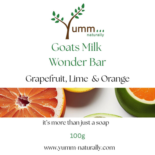 Grapefruit, Lime & Orange Goats Milk Wonder Bar