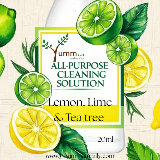 TEA TREE, LEMON AND LIME AROMATHERAPY CONCENTRATED HOUSEHOLD CLEANING SOLUTION